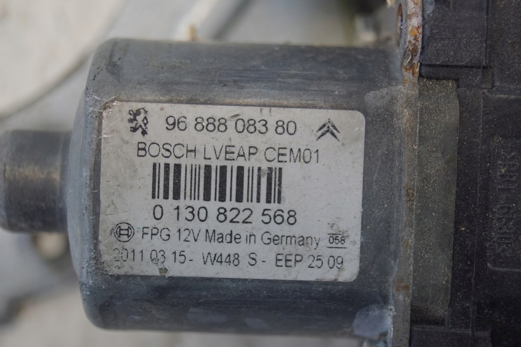 фото №8, Механизм стекло правый задняя peugeot 508 i 9688808380