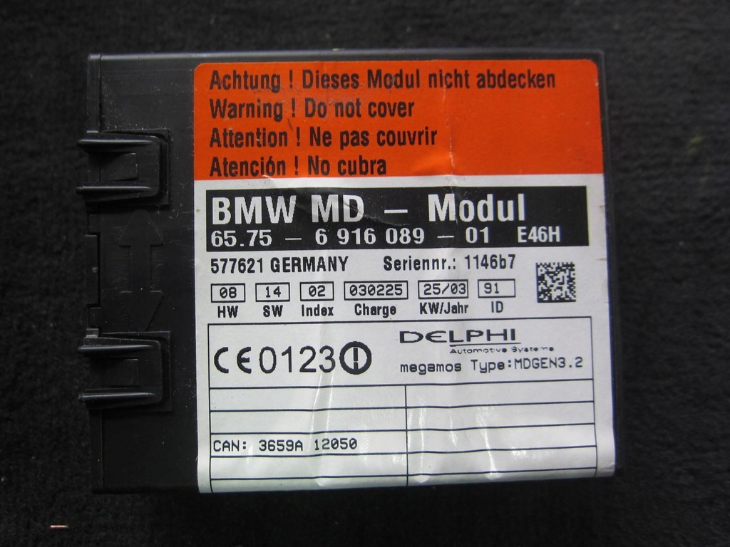 фото №2, Bmw e46 cabrio модуль радар ochorny салона 6916089