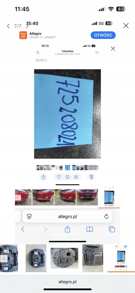 Audi a4 a5 q5 ассистент поперечина радар правая  задний 8t0907566b Недорого