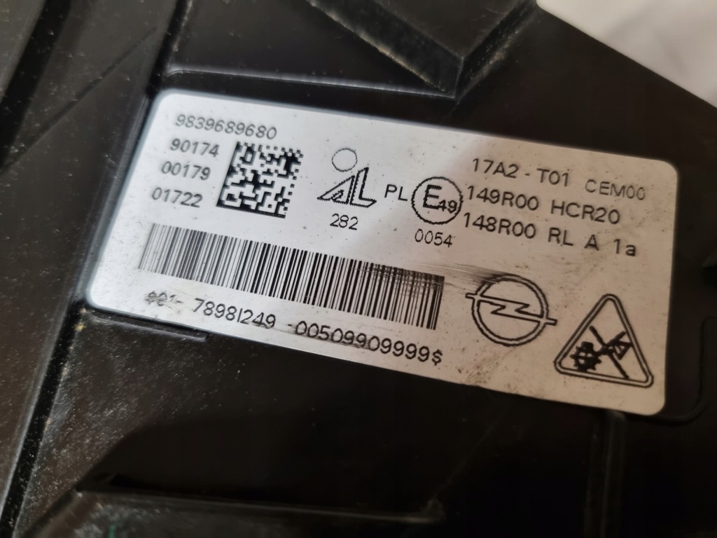 Фара правая левая передняя перед opel grandland x рестайлинг  full led с Разборки