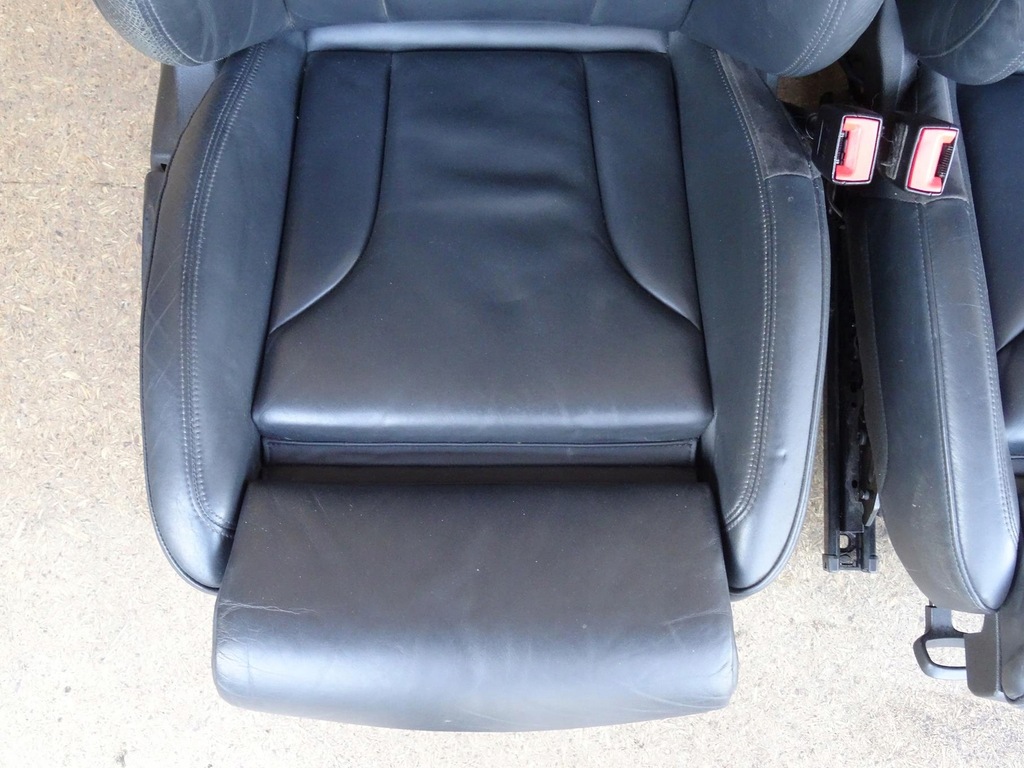 фото №10, Audi q3 8u s-line 11-18 обивка сиденья полная кожа заднее сиденье спинка подогрев