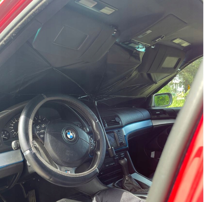 фото №6, Захист сонцезахисна парасоля uv do автомобіля автомобіля na передня скло мат