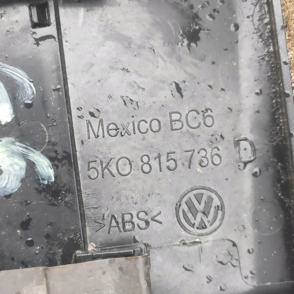 фото №8, Решітка ґрати обдув vw golf 6 vi 5k0815736d