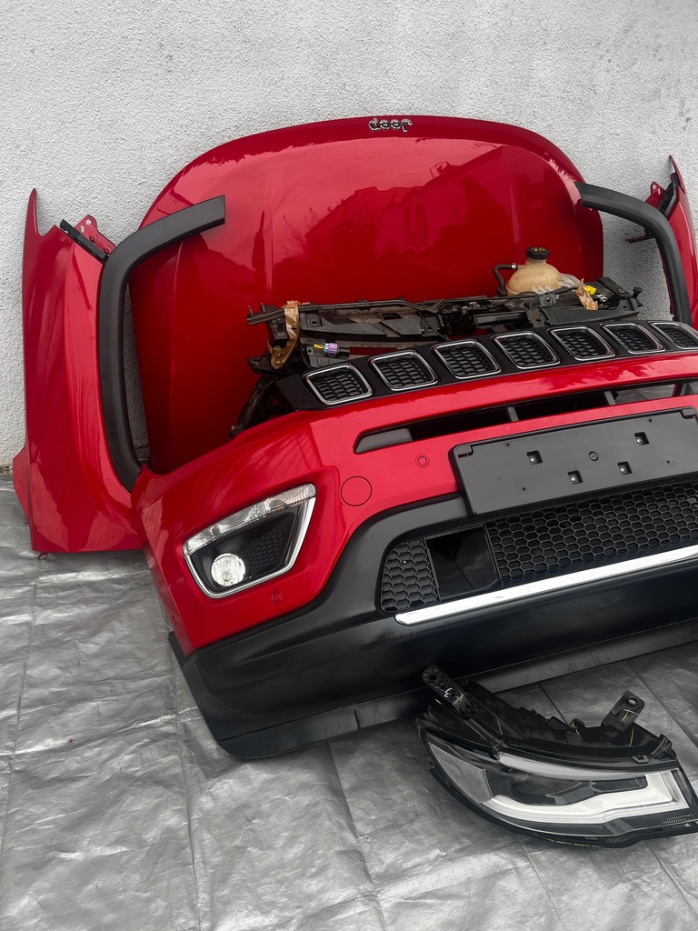 фото №5, Jeep compass ii бампер капот перед kompletny 2018-