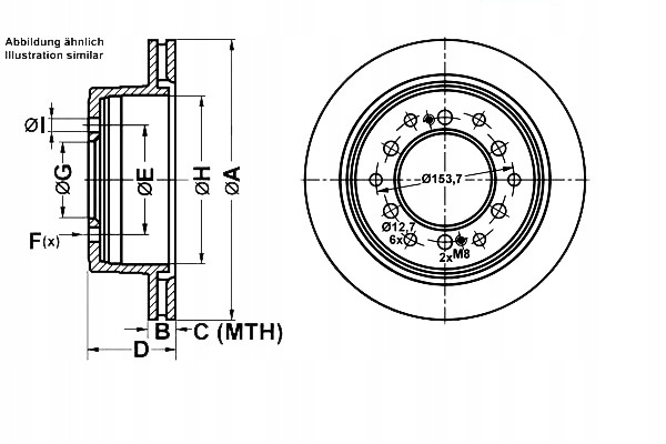 фото №1, Ate 24.0118-0709.1 диск гальмівна