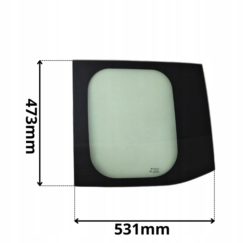 фото №1, Стекло правая задняя задняя w дверь dacia dokker 2012- 0497