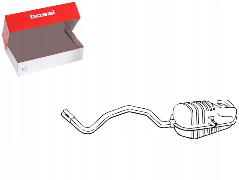 фото №1, Гасник системи випускний задня renault grand scenic ii megane ii