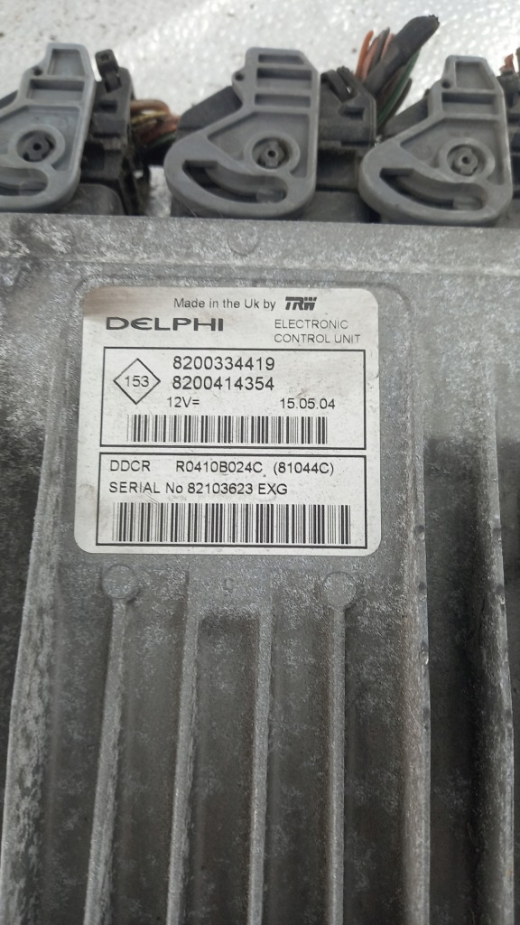 фото №2, Бортовий комп'ютер двигуна renault megane ii 04r 1.5dci seda