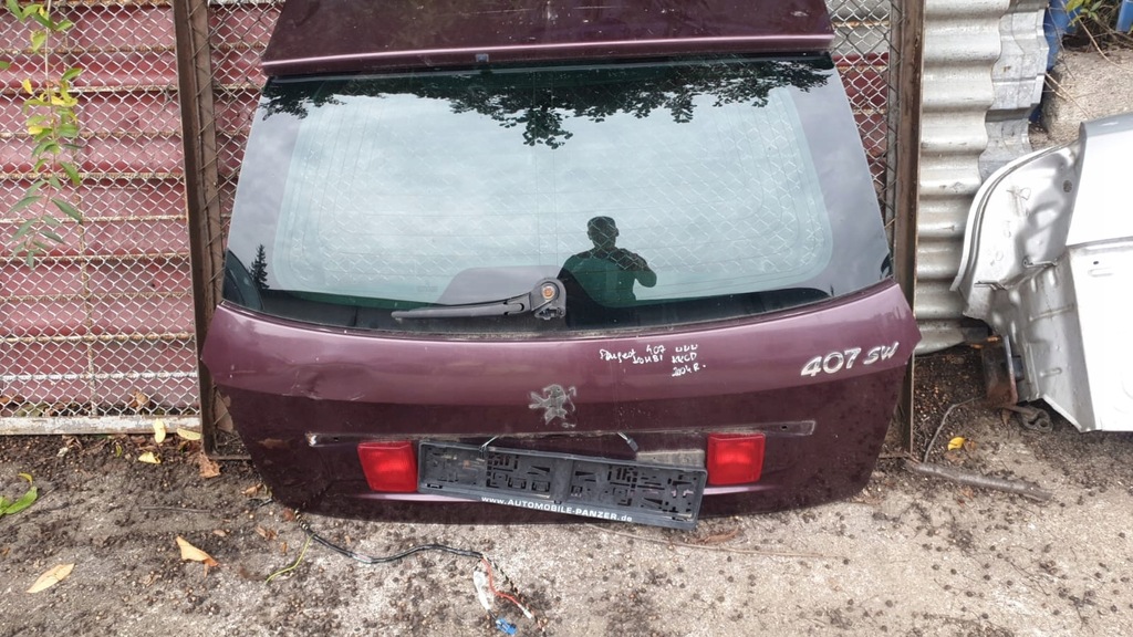 фото №8, Кришка багажника багажника kkcd peugeot 407 kombi sw