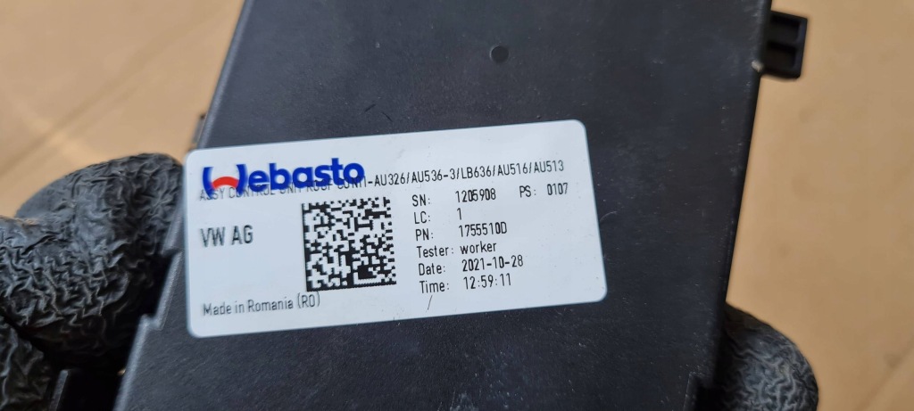 фото №9, Q3 83a модуль люк панорамы 4k0907594ac q5 80a a5 8w