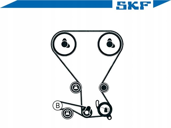 фото №3, Комплект - набор ремень распределительного вала [skf]