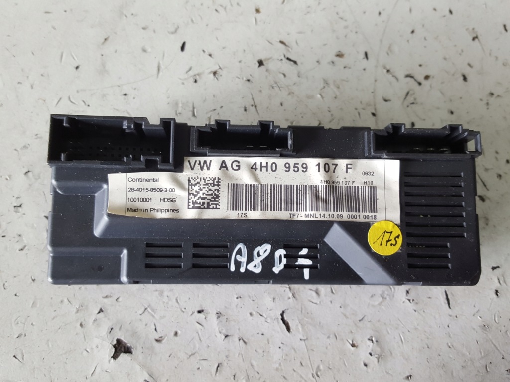 фото №1, Audi a8 d4 4h модуль блок управления крышки багажника