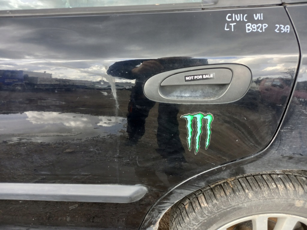 фото №4, Honda civic vii дверь левый задняя левая задние b92p