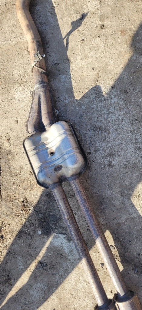 Гаситель выхлоп труба kompletny bmw e65 n62b40 n62 4.0b 7505798 7505797 Оригинал