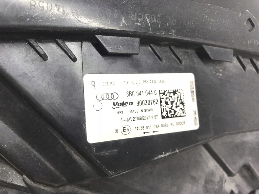 фото №12, Audi q5 8r0 12r- led bi ксенон некерований лампа права перед 8r0941044c