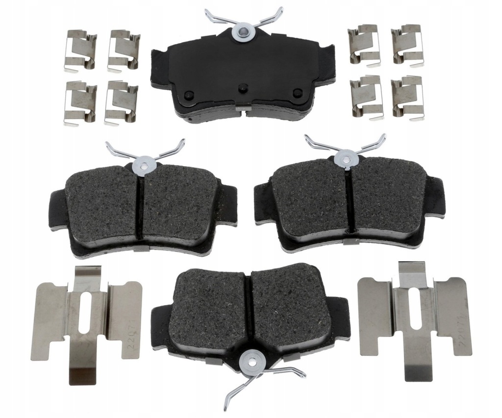 фото №1, Тормозные колодки задняя ford mustang 1994-2004 керамический + пластины