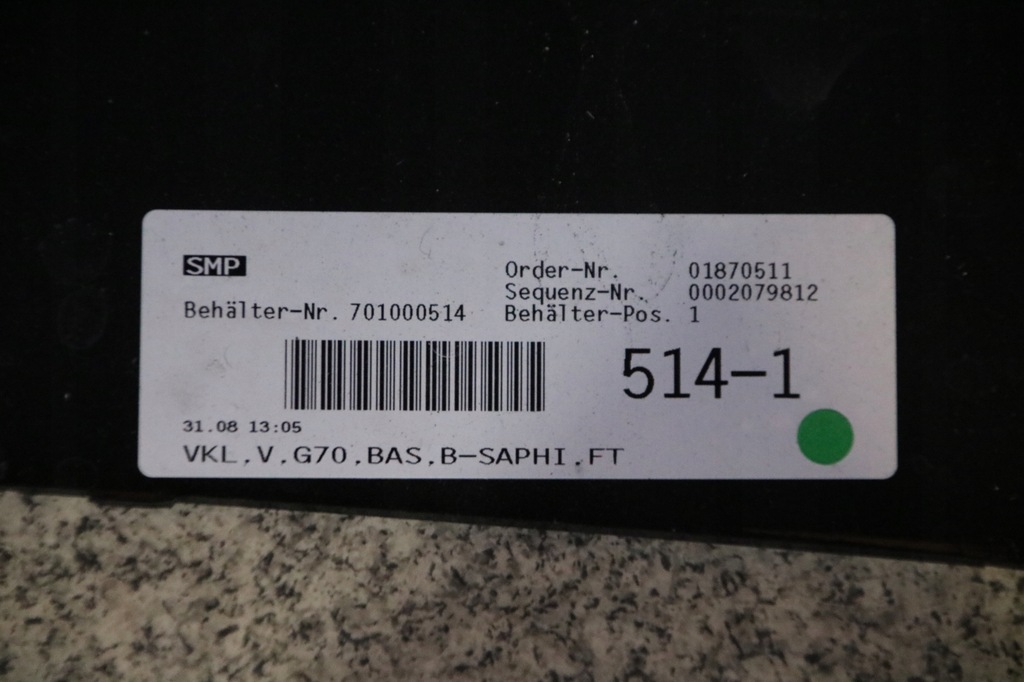 фото №10, Bmw 7 g70 i7 бампер перед передний цвет 475