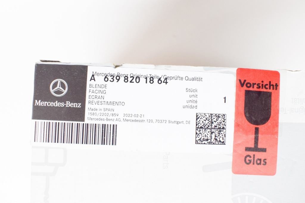 фото №7, Mercedes-benz vito w639 задній лівий верхній відбивач новий оригінальний a63982018