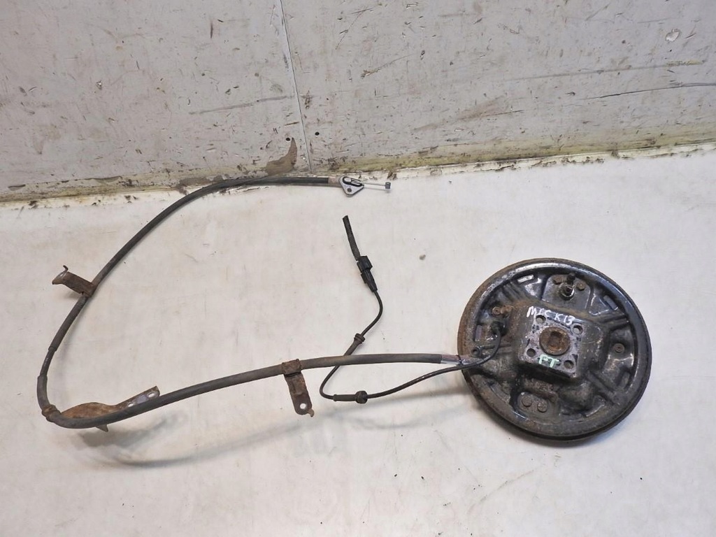 фото №7, Диск якірна ступиця гальмівні колодки правий задня nissan micra k13 1.2