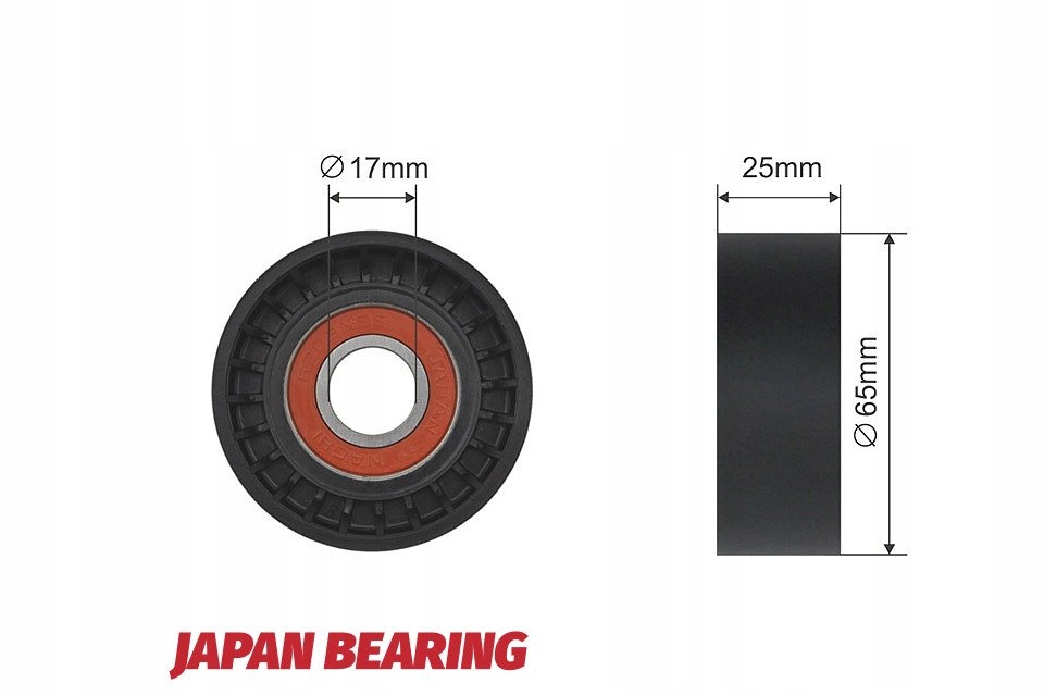 Ролик натяжителя ремень многоручейковый rnk-pl-023 nt Киев