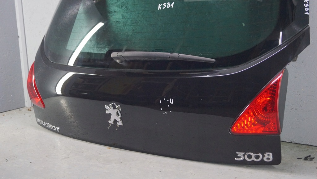 фото №12, Крышка багажника багажника задняя peugeot 3008 i ktvd