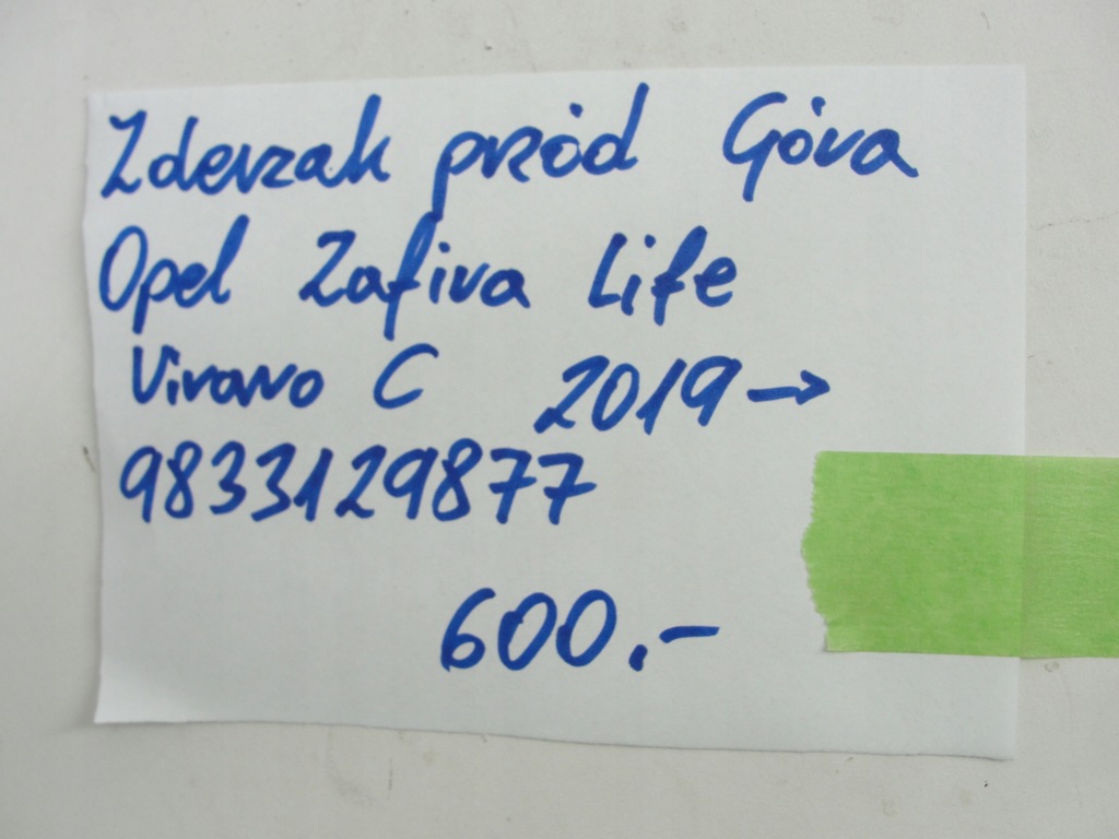 фото №12, Бампер перед opel zafira life vivaro c 2019- 9833129877