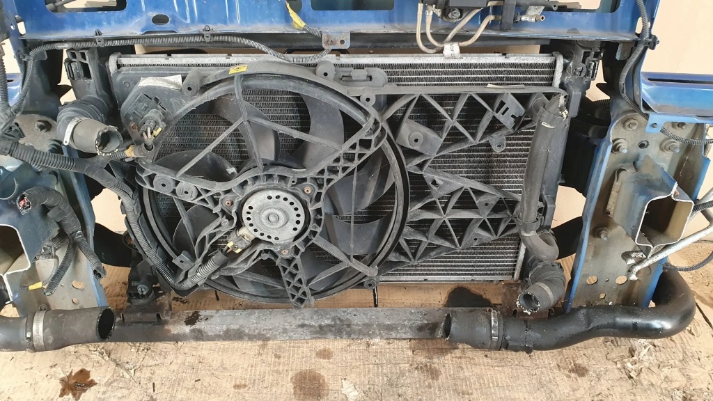 Fiat doblo opel combo 1.3 jtd 10- ремінь передній підсилювач радіатор $ Ціна