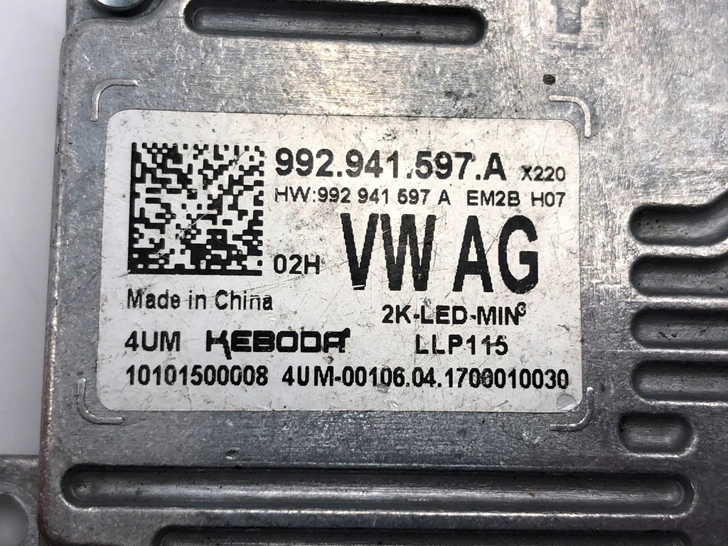 фото №10, Модуль led 992.941.597.a skoda superb b8 3v octavia nx1 kamiq scala rapid n