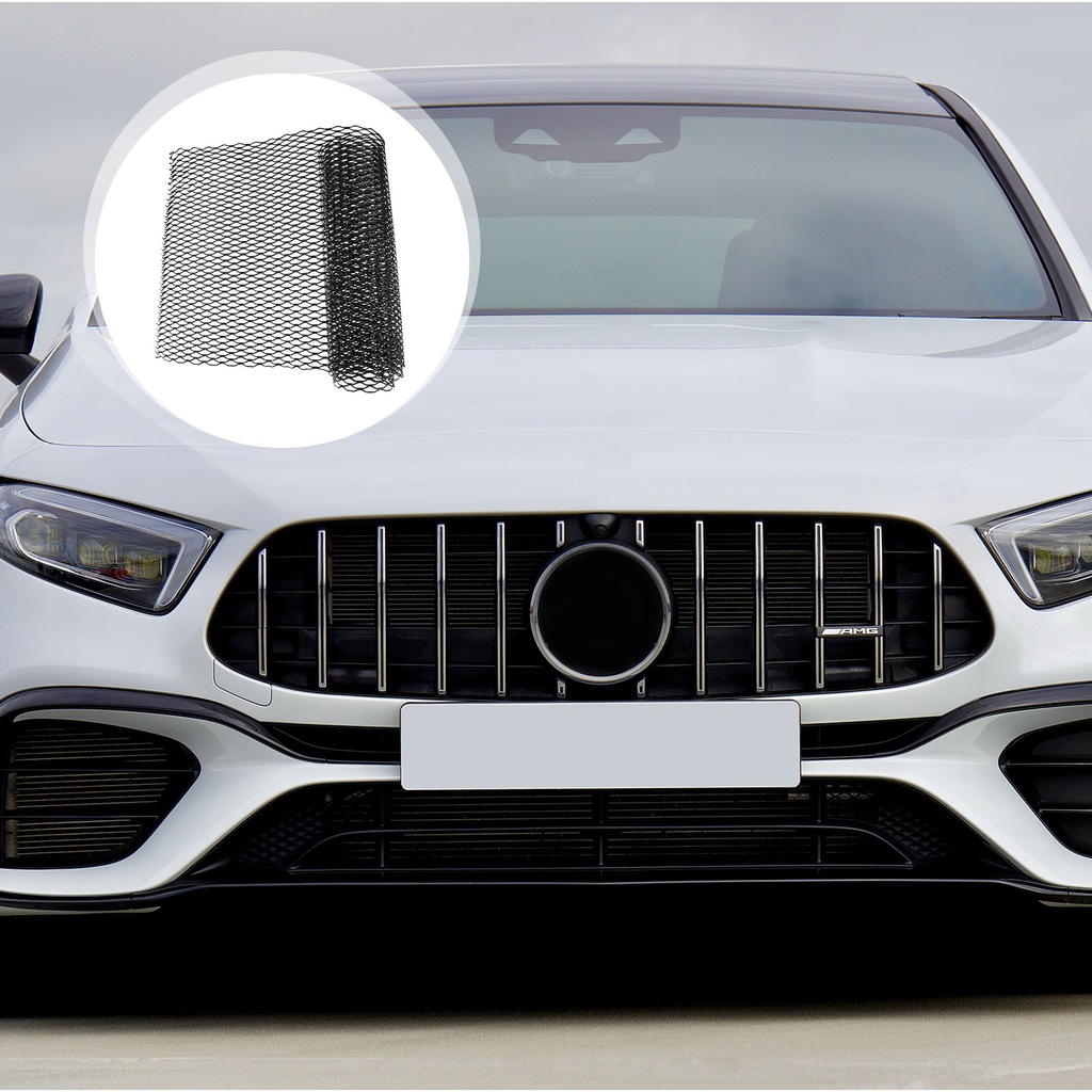 фото №10, Czarna алюмінієва сітка захист бампера do автомобіля