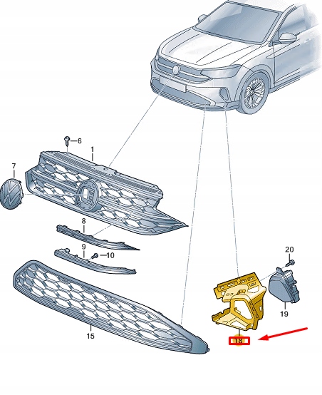 фото №1, Vw taigo cs передняя часть left бампер cover 2g7853665a9b9