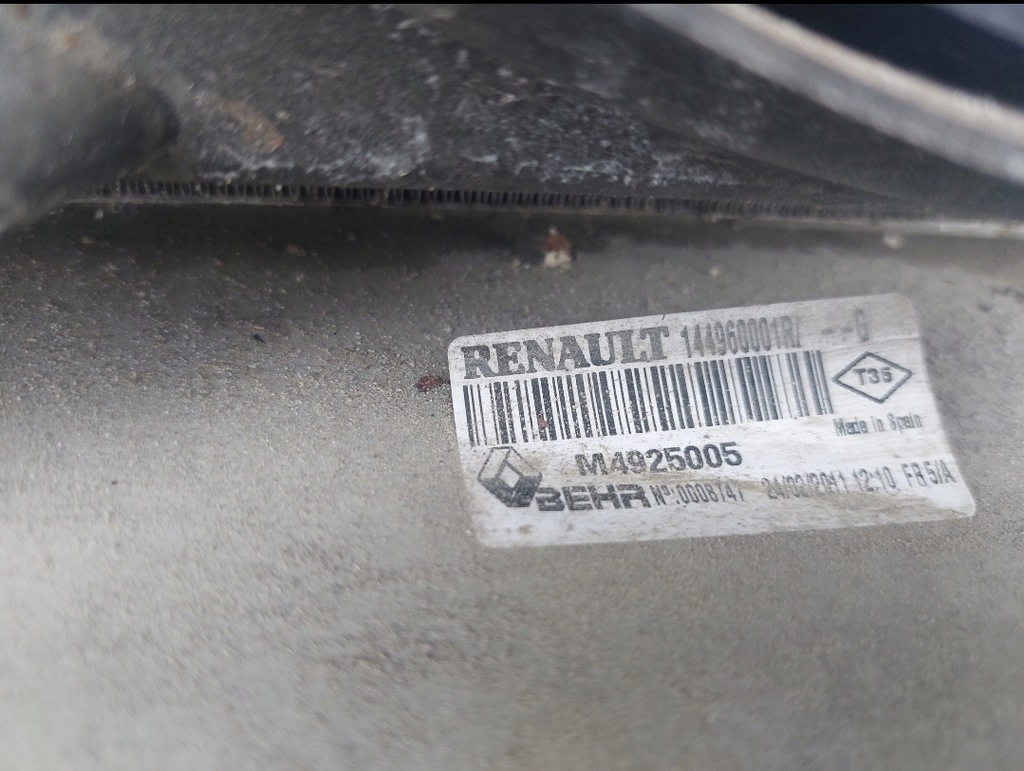 фото №8, Laguna iii комплект радиатор вентиляторы 214810046r 214100005r