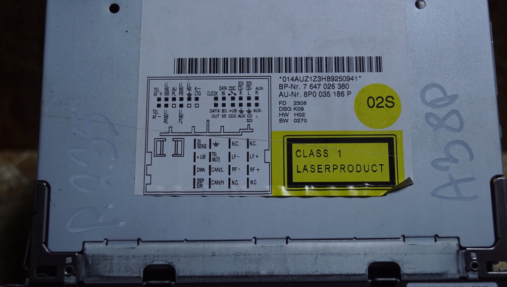 фото №13, Радіо cd audi concert audi a3 8p lift 8p0035186p