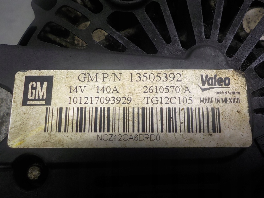 фото №2, Opel corsa d 1.3 cdti генератор 13505392