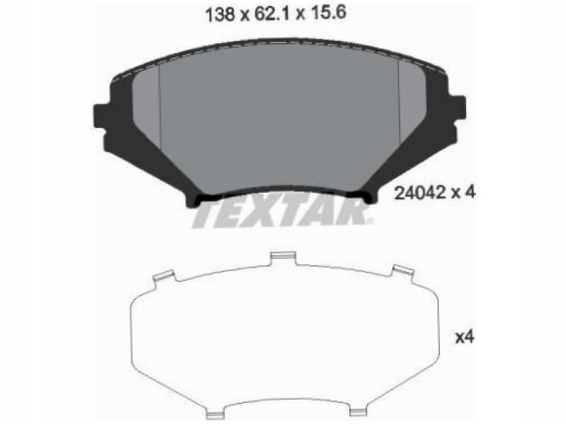 фото №2, Гальмівні колодки перед mazda rx-8 1.3 03-12