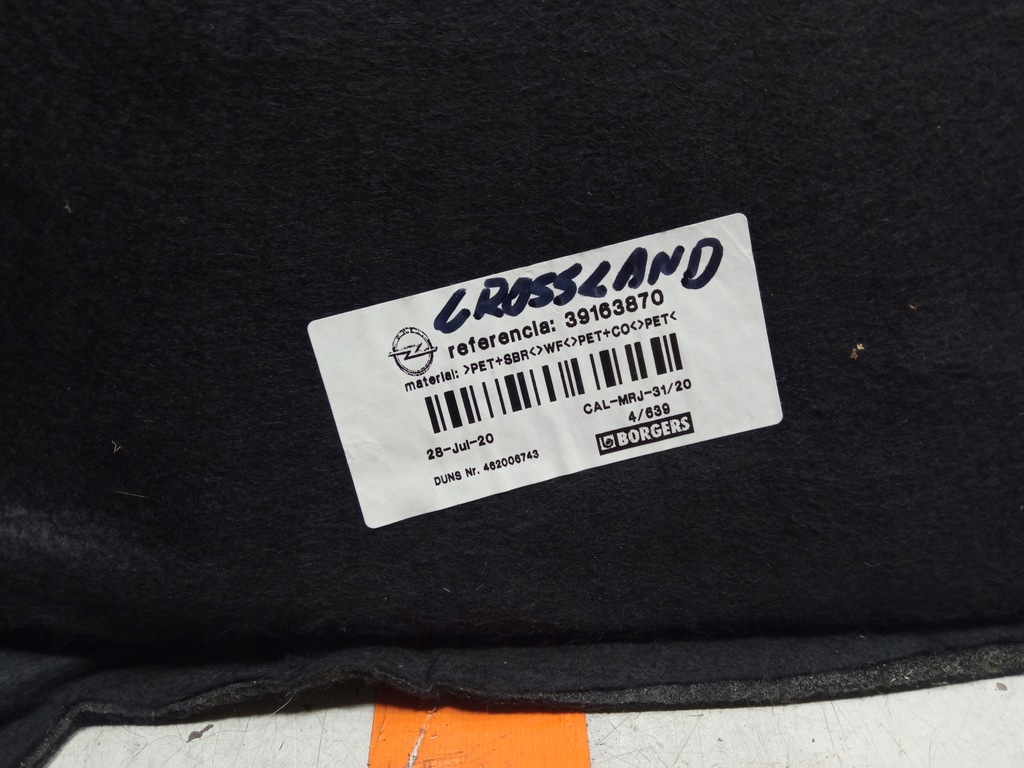 фото №3, Opel crossland обшивка пол багажника 39163870