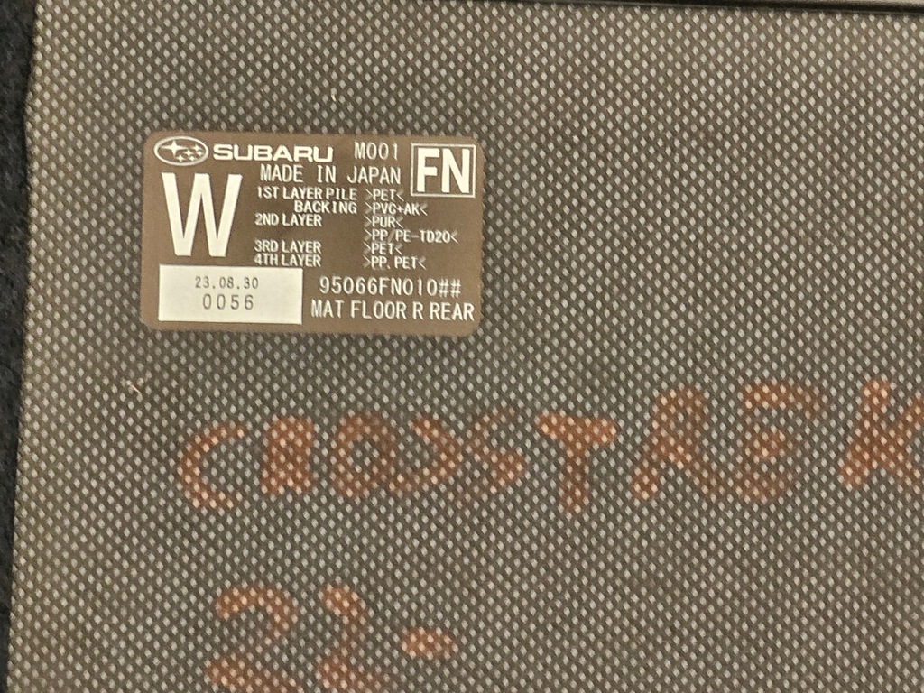 фото №8, Subaru crosstrek 22- пол обшивка багажника usa