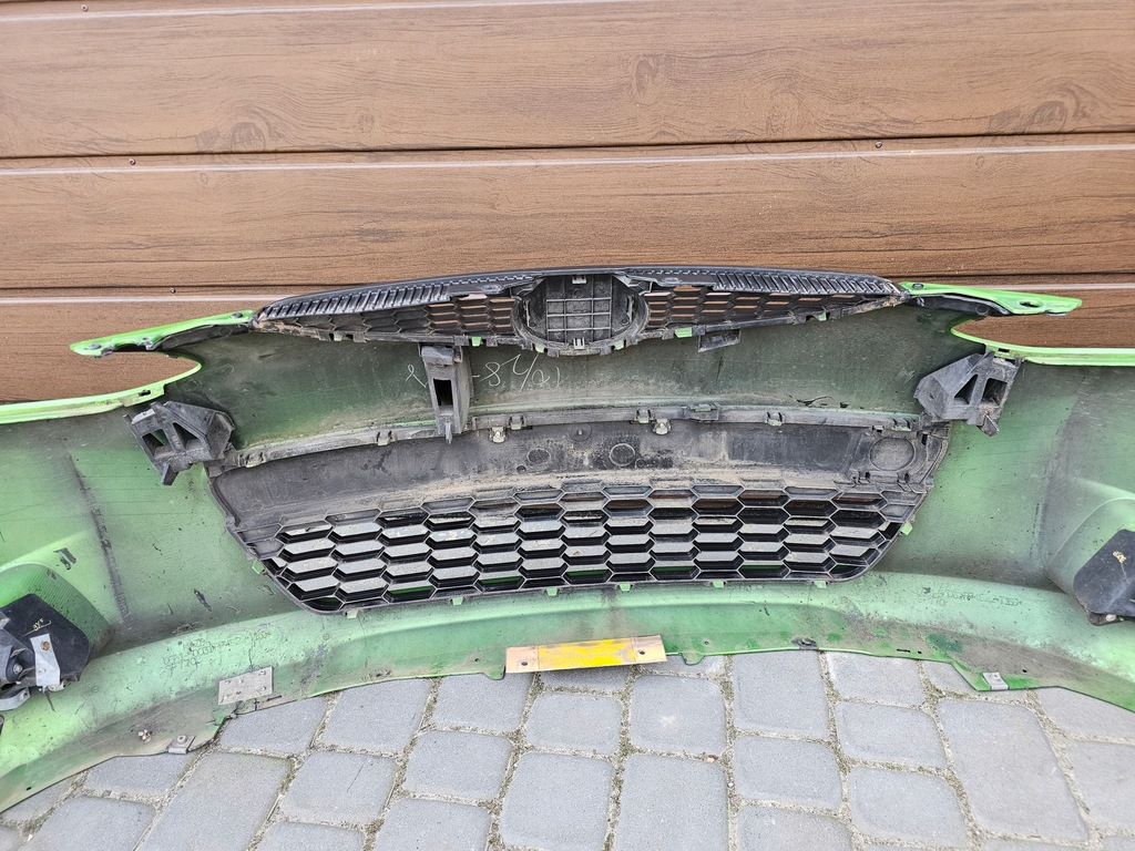 фото №16, Mazda 2 ii de бампер передній d651-50031 решітка радіатора зелений протитуманні фари 07-10r