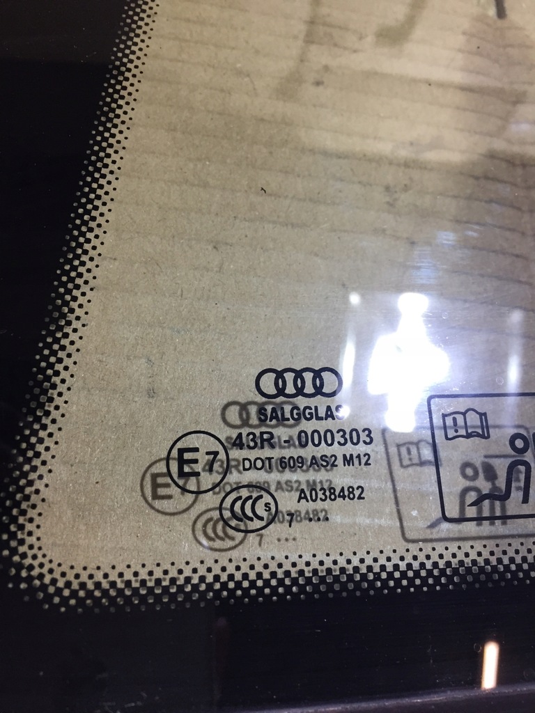 фото №6, Audi a5 8t coupe скло лівий задня кузовна хром