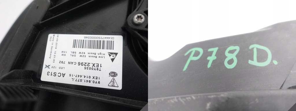 Porsche cayenne 9y0 18- фара matrix full led ліва Оригінал