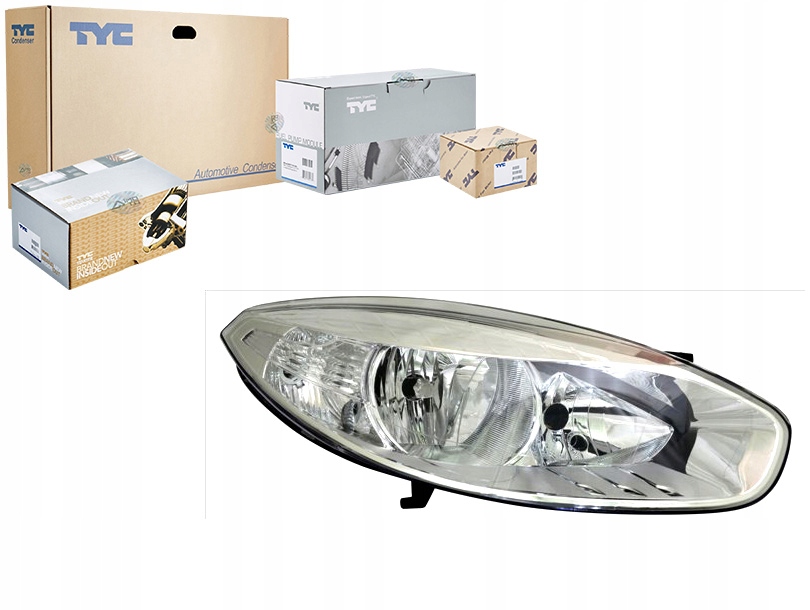 фото №1, Фара l renault fluence 02.10-12.12 tyc