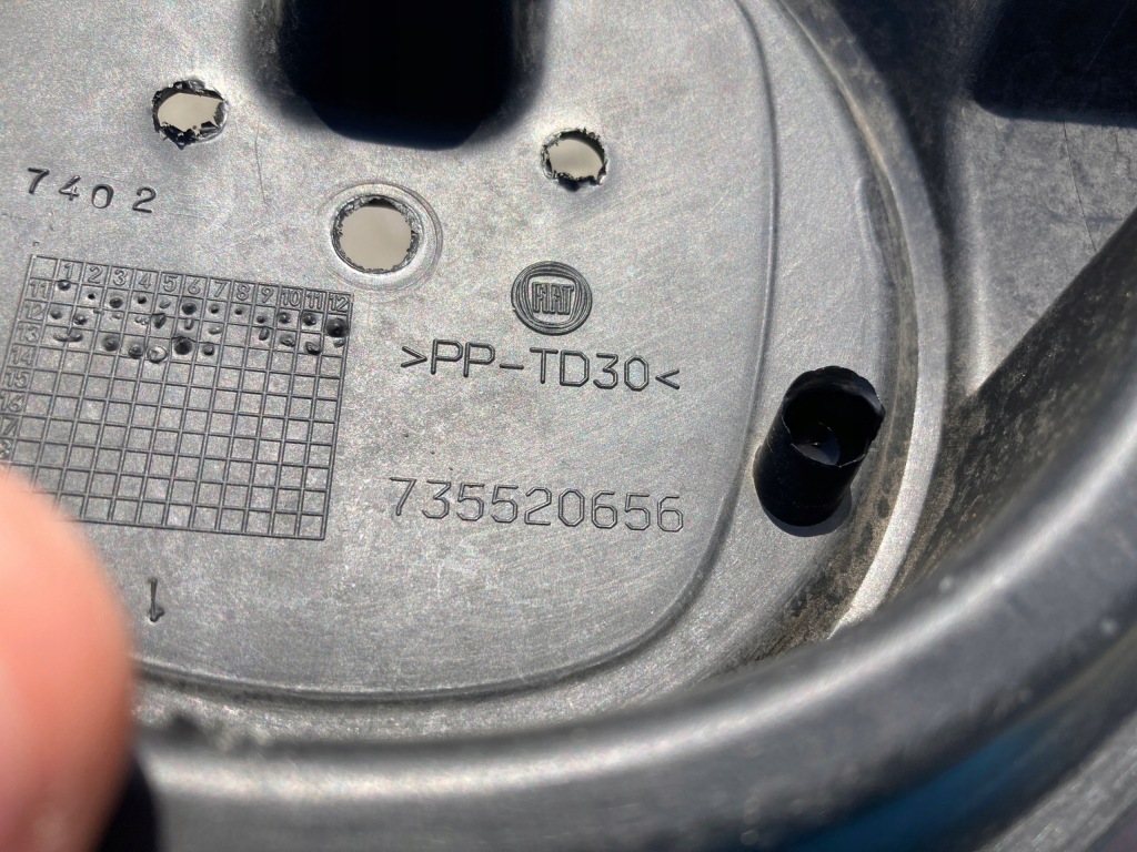 фото №7, Fiat panda iii 3 lift решітка радіатора решітка радіатора молдинг решітка бампера перед 735520656