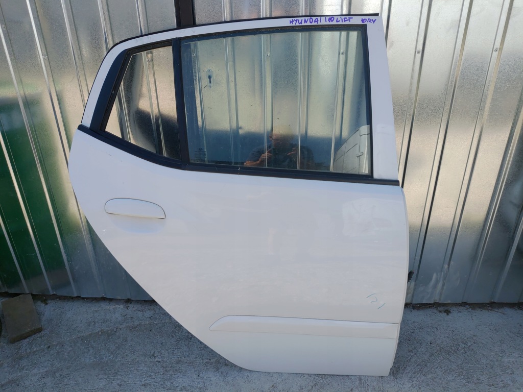 фото №1, Двері задні праве hyundai i10 07-13 білий pjw