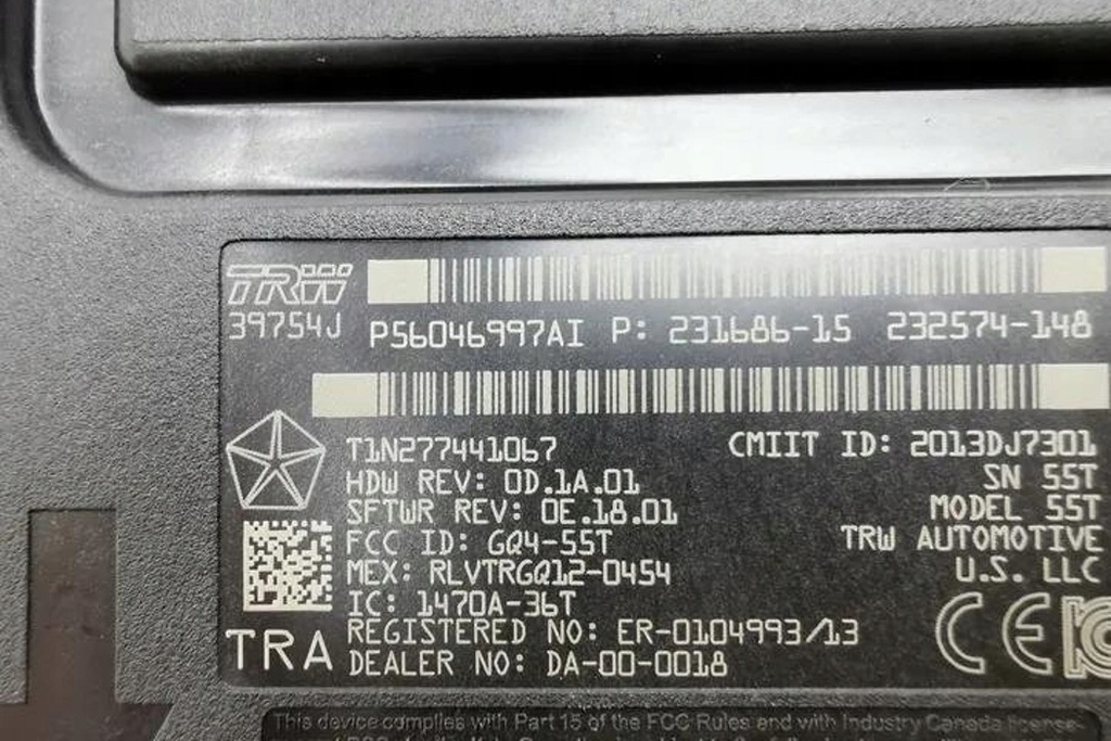 фото №1, Другое модули jeep cherokee kl p56046997ai 2.0l дизель 125kw 2015