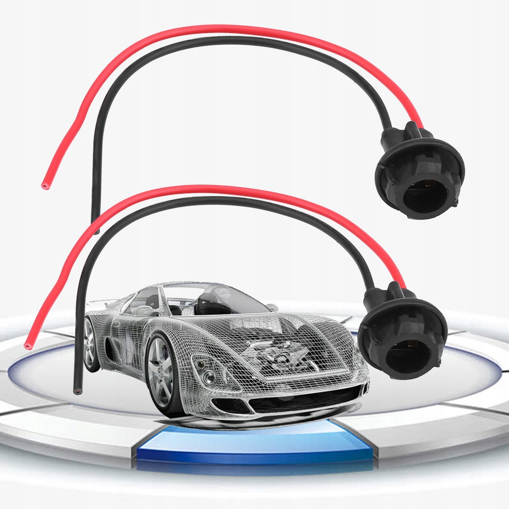 фото №15, Штекер, 2sztuk роз'єм цоколь, t10 лампочка