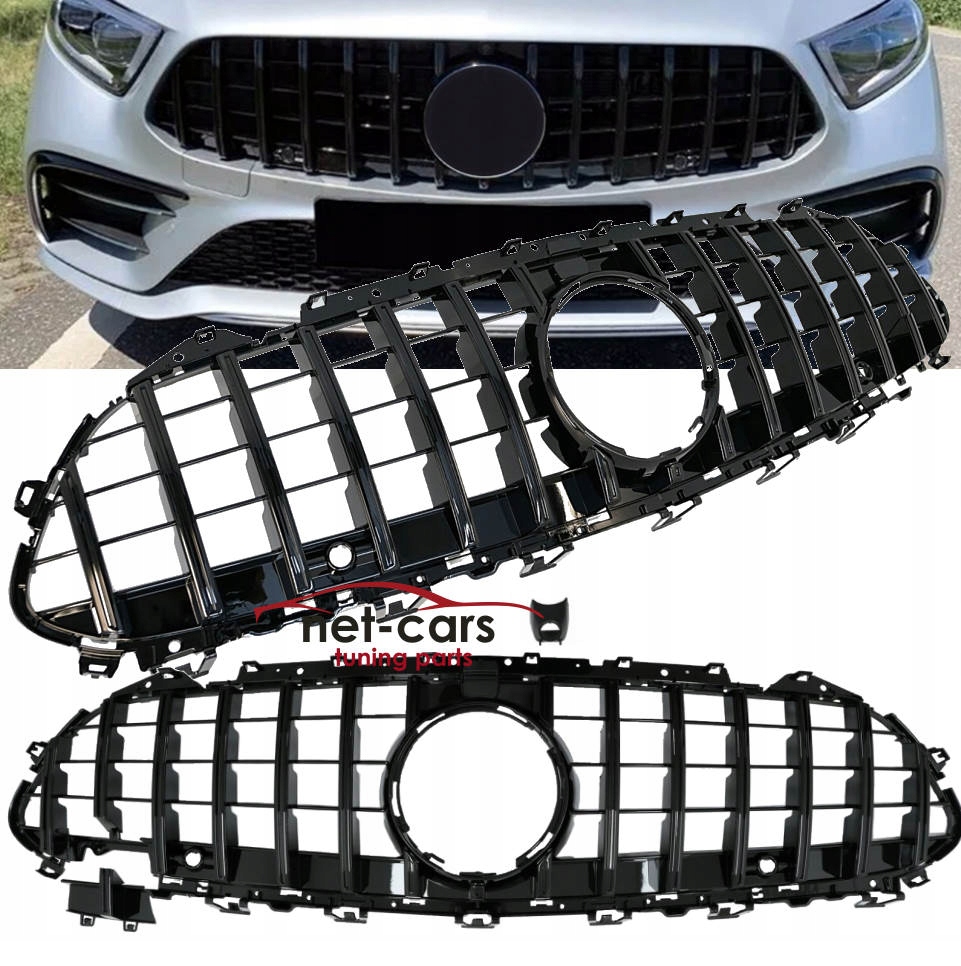 фото №1, Решётка радиатора mercedes cls c257 18- panamericana gtr amg b