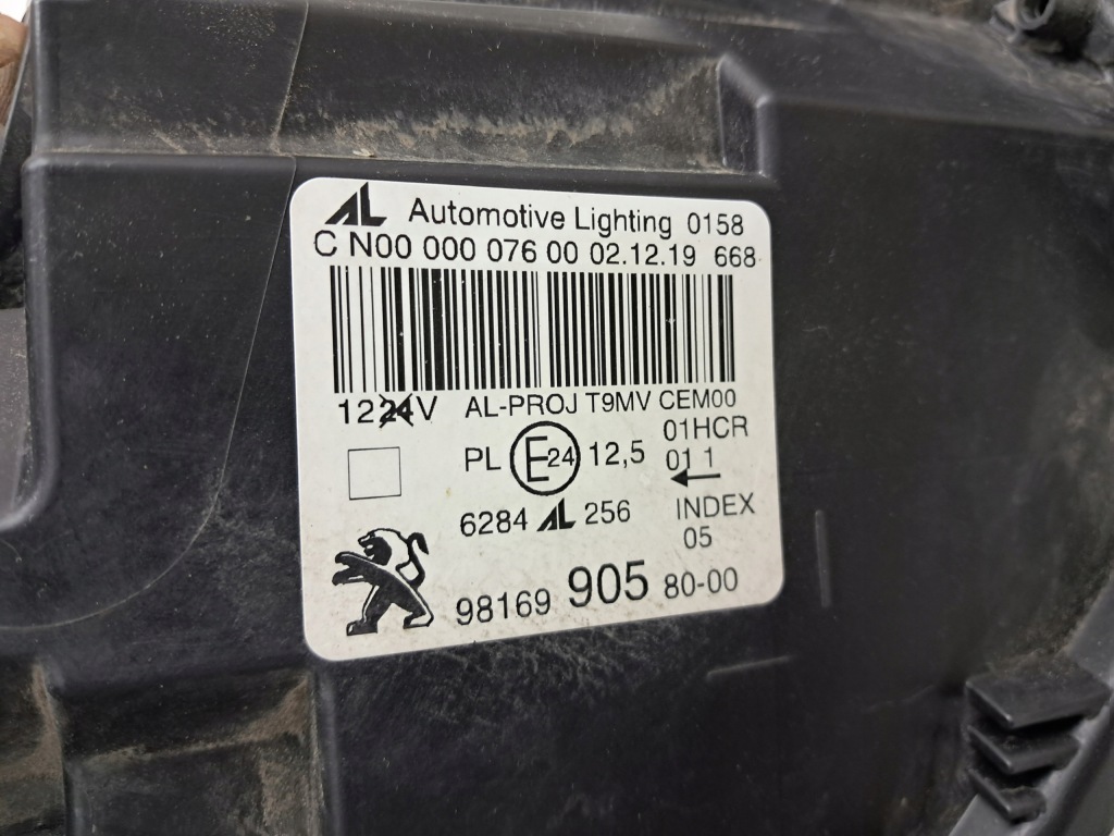 фото №10, Peugeot 308 t9 ii lift led лампа фара правий перед 9816990580