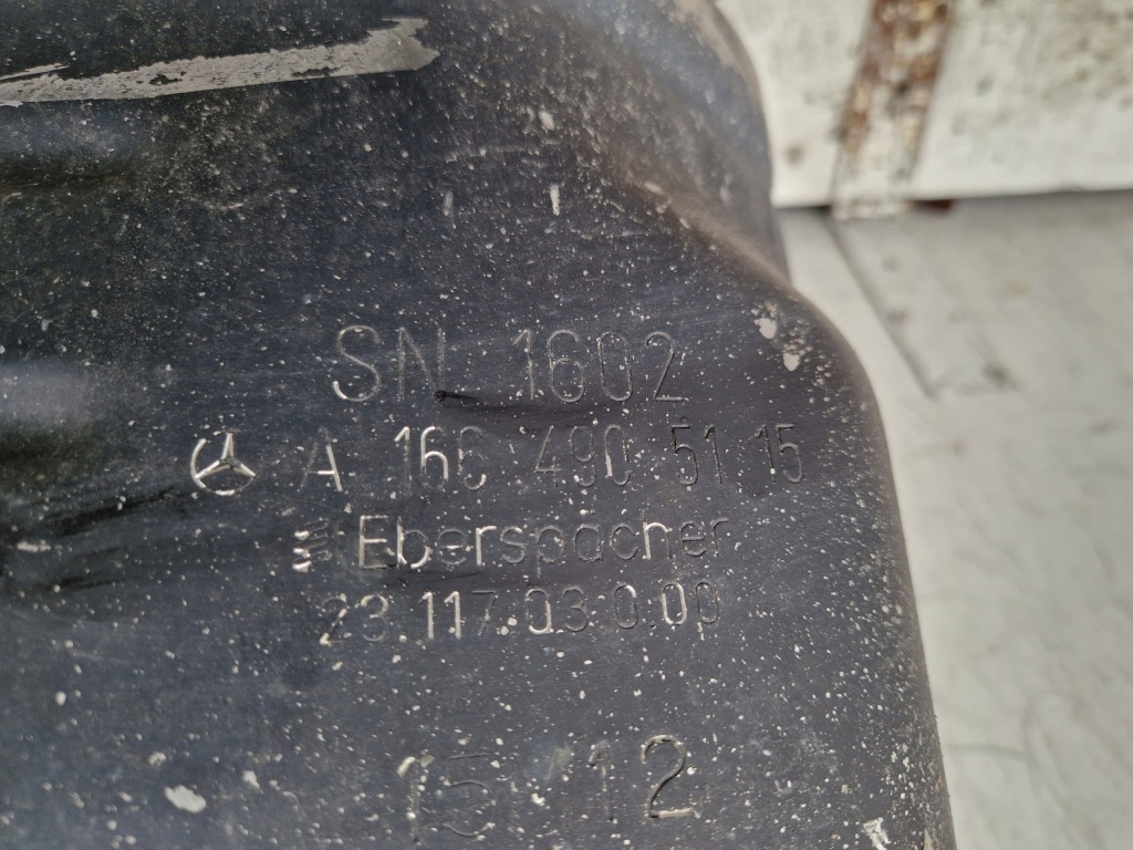 фото №12, Mercedes ml 166 w166 гаситель конечный выхлоп