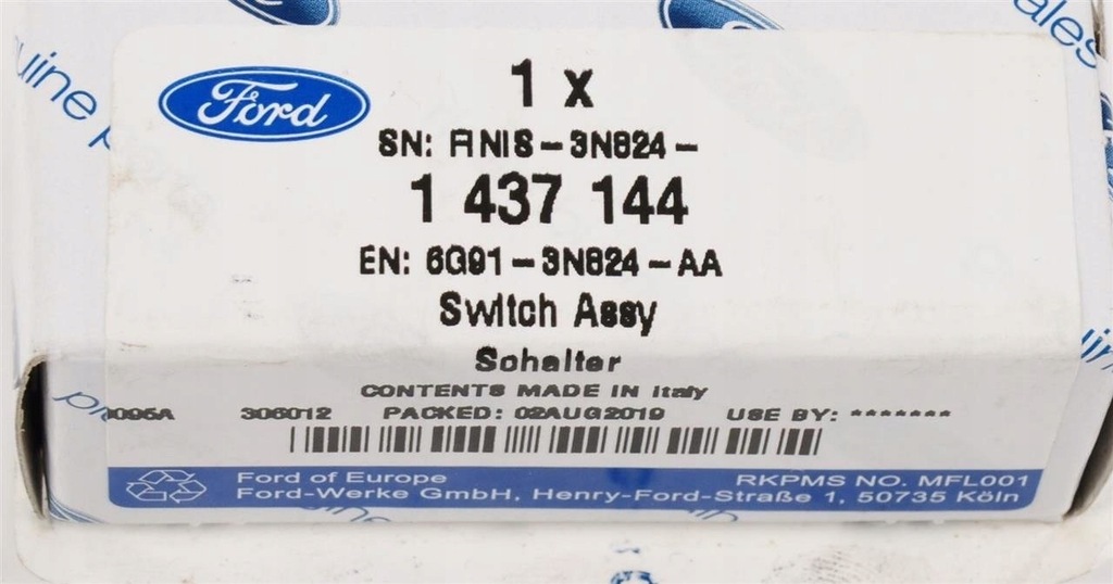 фото №9, Датчик тиску насоса підсилювача ford mondeo mk4 1437144 _ 6g91-3n824-aa