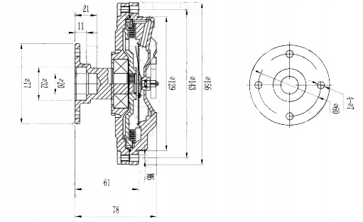 фото №6, Віскозна муфта зчеплення в'язкісна nissan patrol y60 2,8