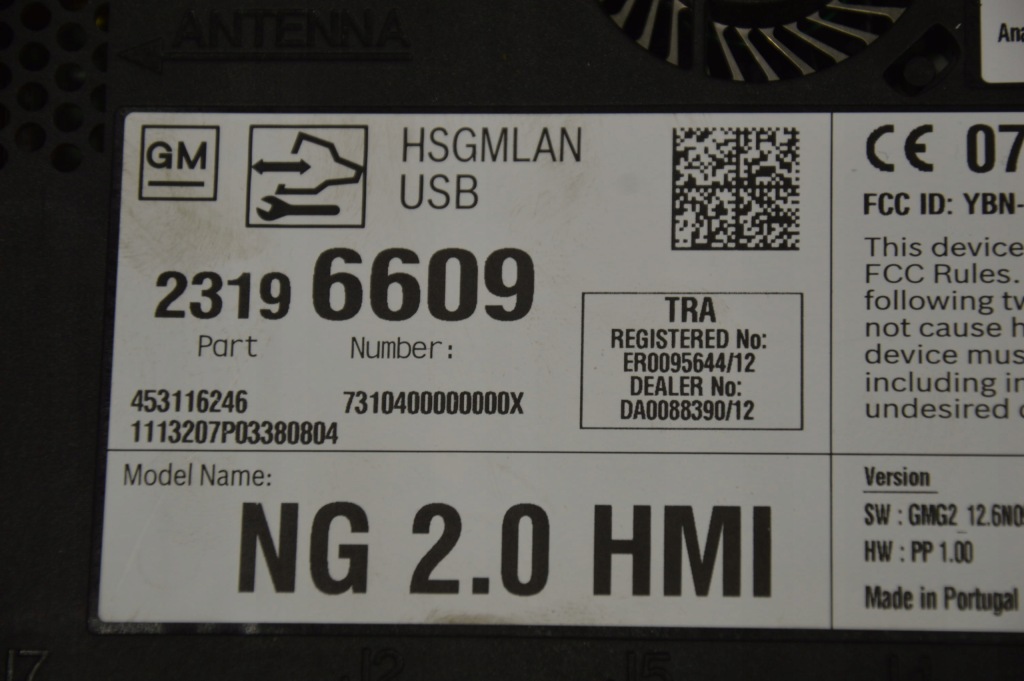 фото №4, Модуль блок керування навігації opel insignia a lift